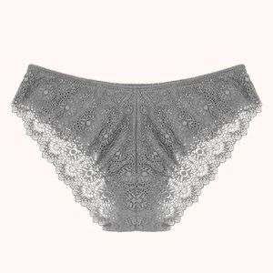 CUTE AS CROCHET GREY BIKINI